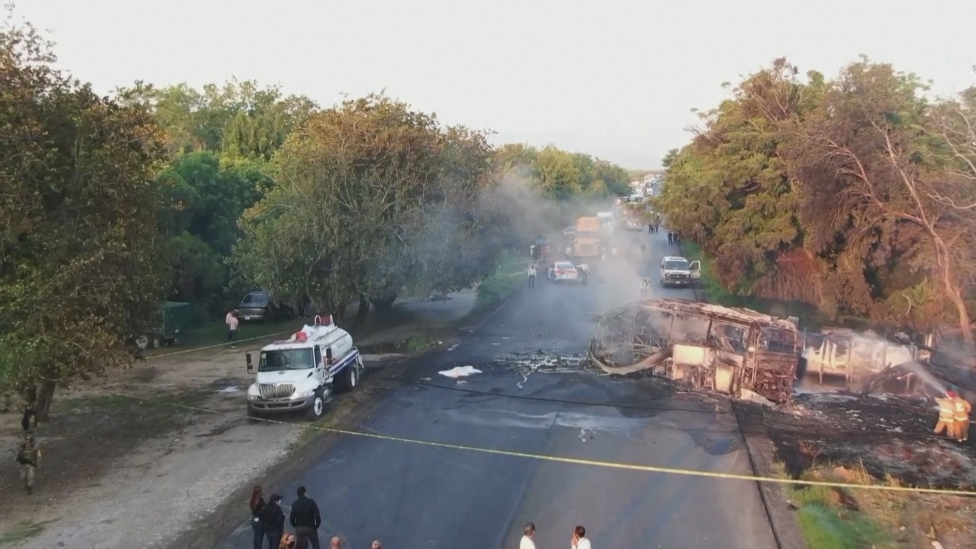 ДТП с участием автобуса в Мексике: 18 погибших
