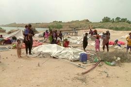 Пыльная буря накрыла лагерь переселенцев в Пакистане