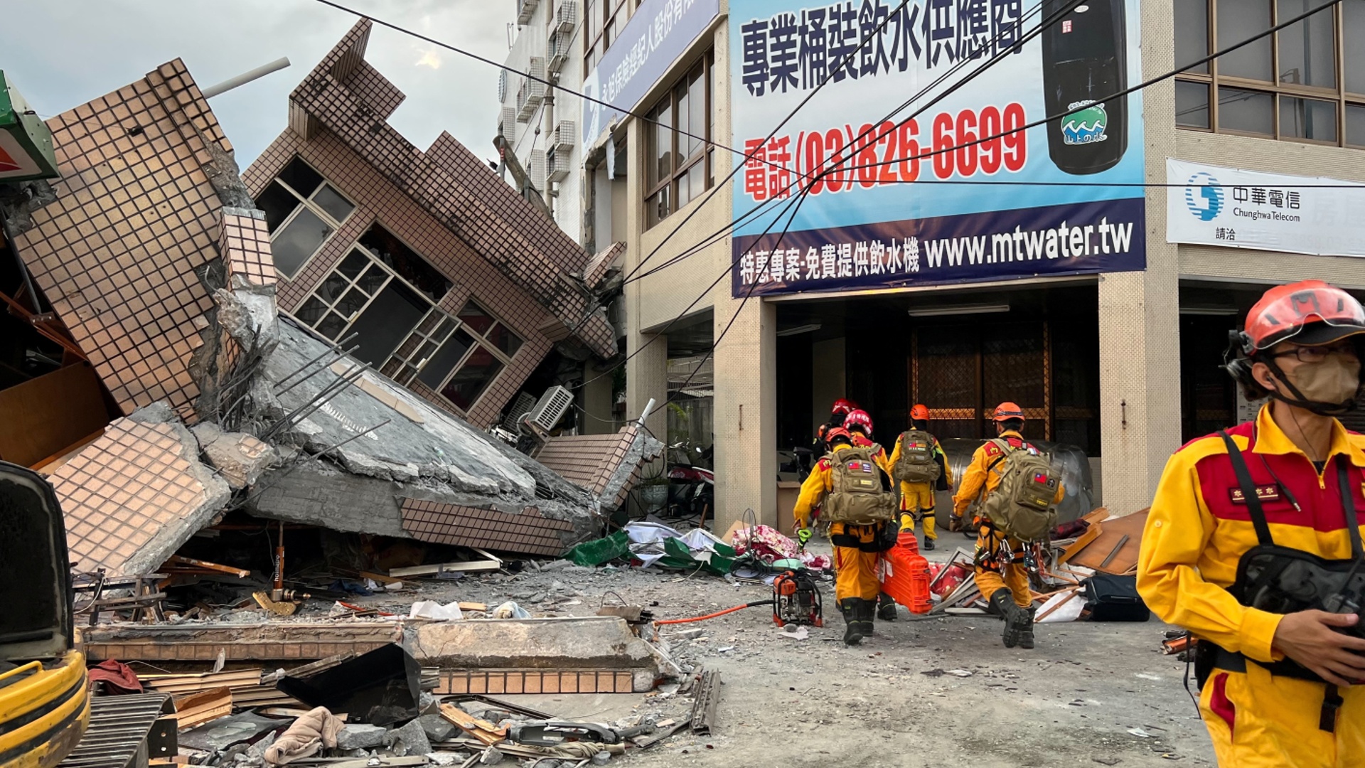 Тайвань восстанавливается после землетрясения