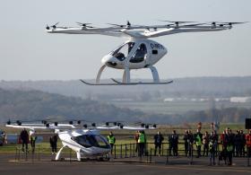 Аэротакси Volocopter впервые полетало рядом с другим воздушным транспортом