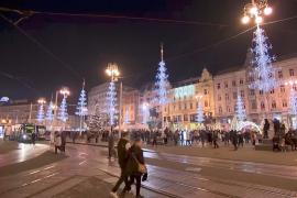 Столица Хорватии засветилась яркими огнями в преддверии Рождества