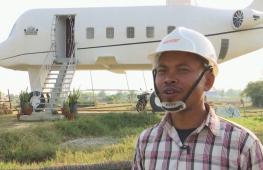 Камбоджиец построил дом-самолёт из бетона, вдохновляясь мечтами о полётах