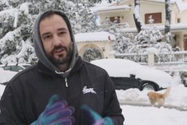 Афины завалило снегом