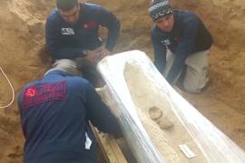 В Газе нашли свинцовый саркофаг римской эпохи