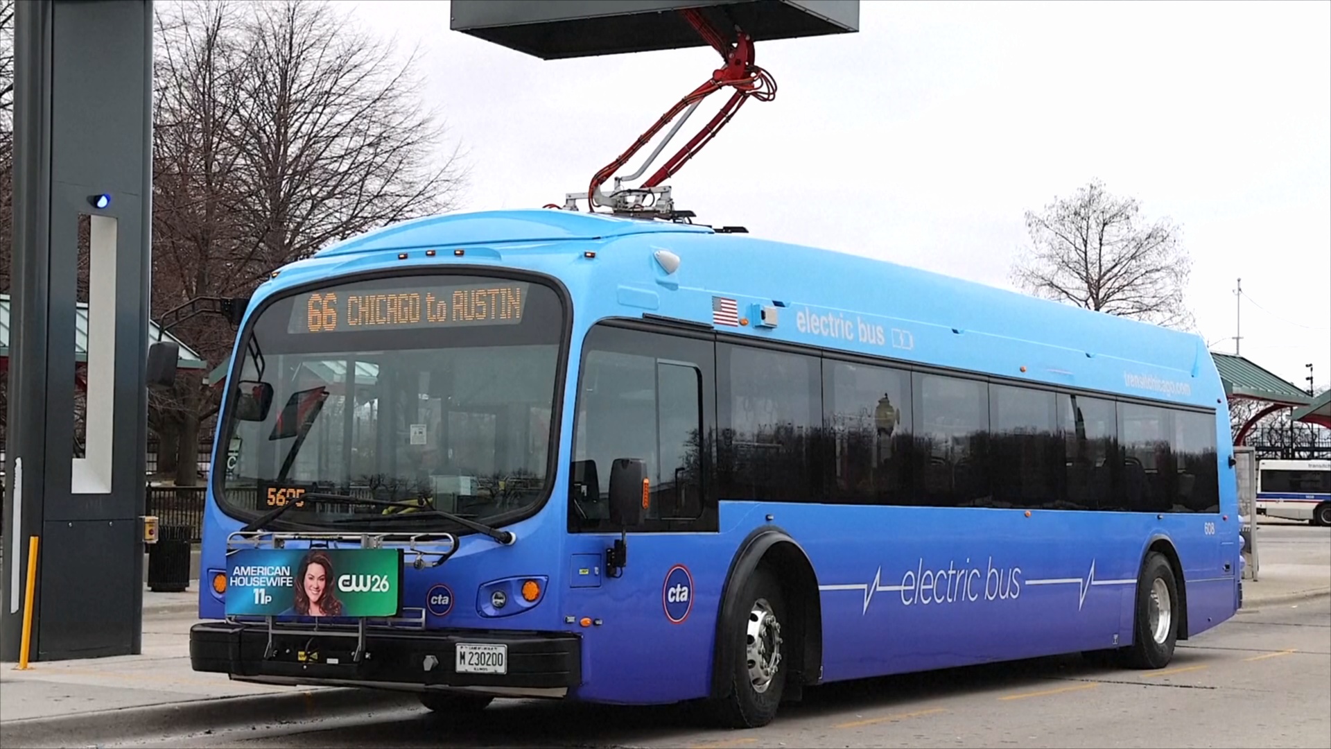 Автобусный парк Чикаго пополнился электрическим транспортом