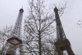 Первоапрельская шутка: французский художник сделал двойника Эйфелевой башни