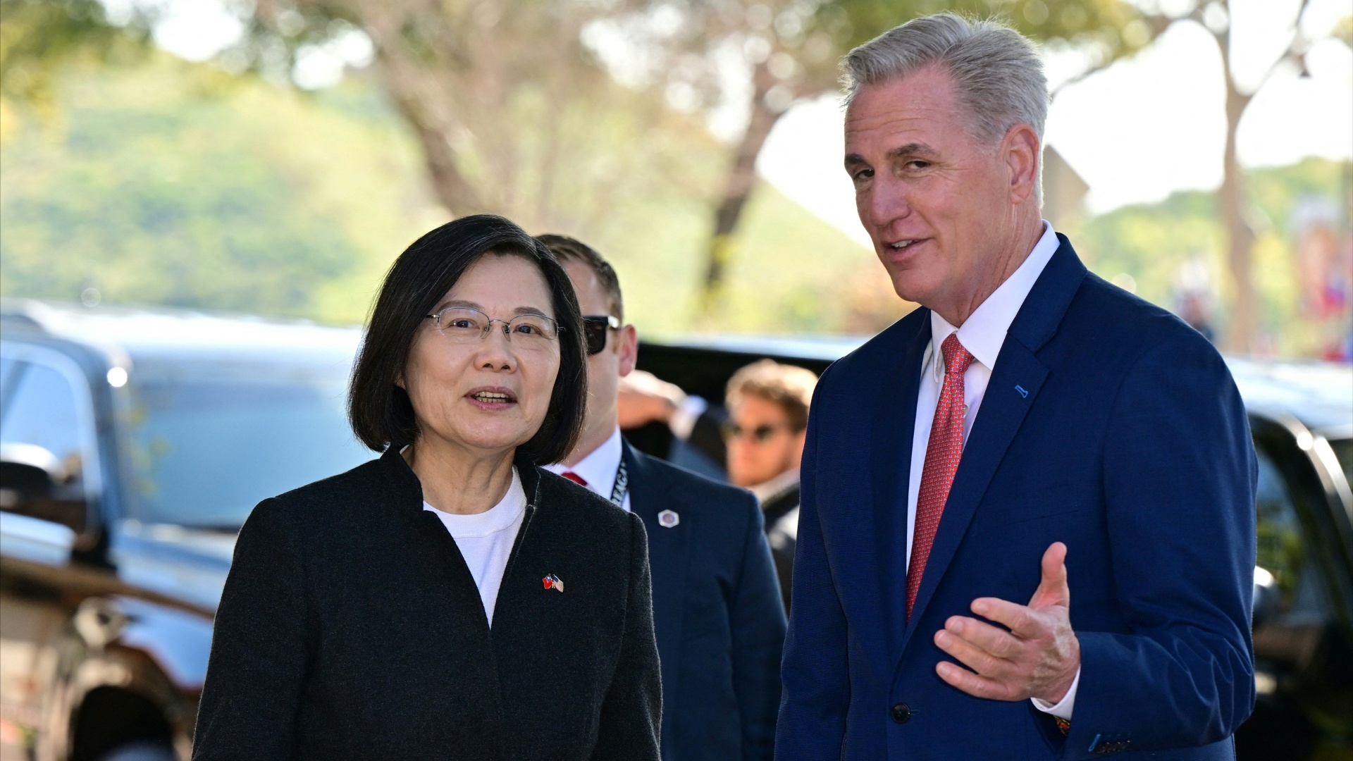 Президент Тайваня встретилась со спикером Палаты представителей Конгресса США