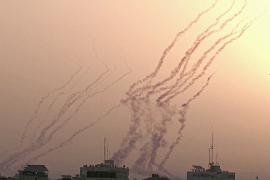 Момент: перехват ракет, которые летели из сектора Газа на Израиль