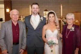 83-летняя бабушка исполнила одну из главных ролей на свадьбе