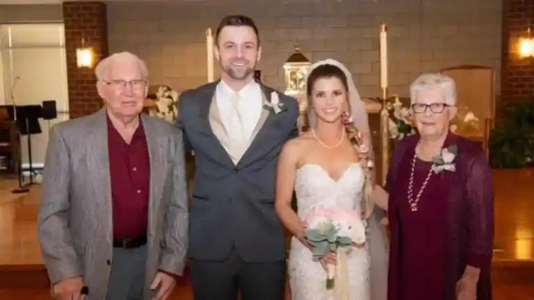 83-летняя бабушка исполнила одну из главных ролей на свадьбе