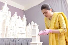 Съедобный индийский дворец стал самым большим в мире тортом с королевской глазурью