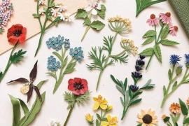 Миниатюрные цветы: произведения искусства из бумаги
