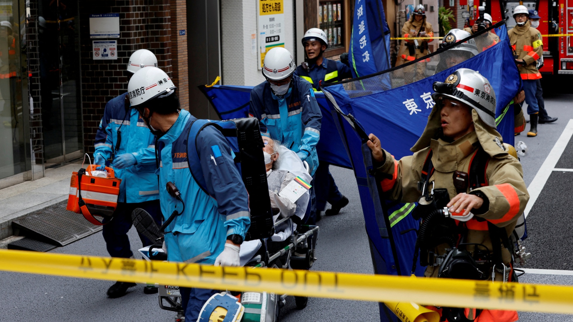 Сильный взрыв прогремел в центре Токио