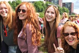 5000 рыжеволосых приехали на фестиваль в Тилбург в Нидерланды