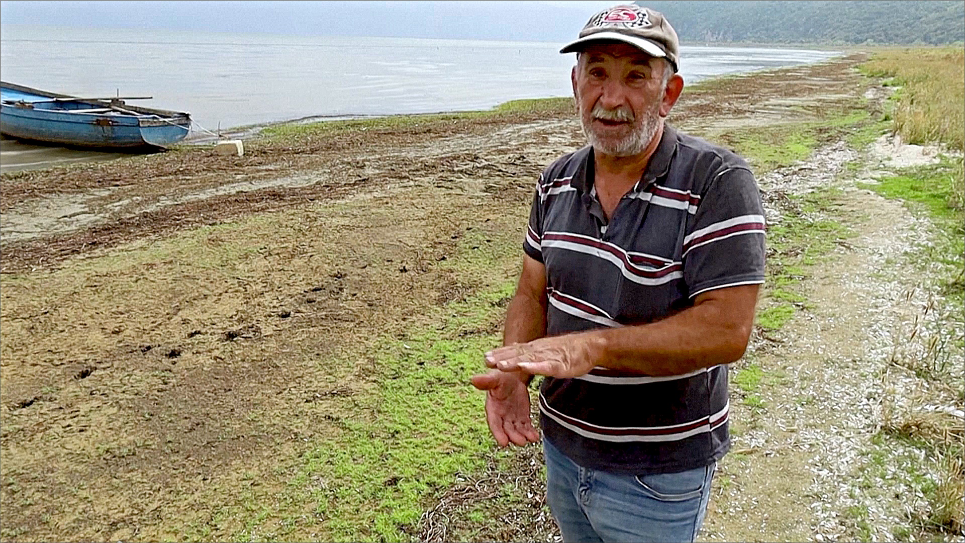 Македонское озеро Преспа уже потеряло половину своей воды