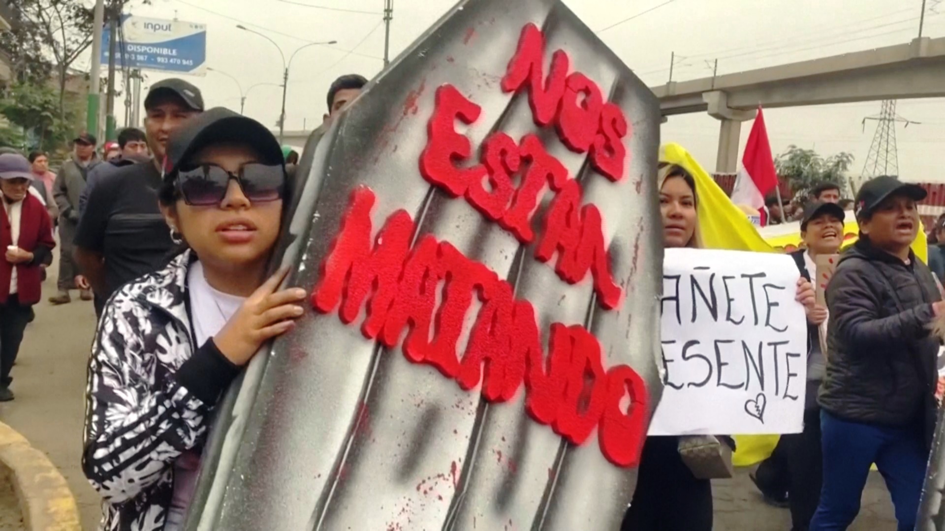 Протест против волны преступности прошёл в столице Перу