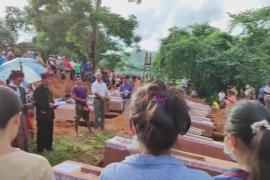 Почти 30 человек погибли в результате военной атаки на лагерь переселенцев в Мьянме