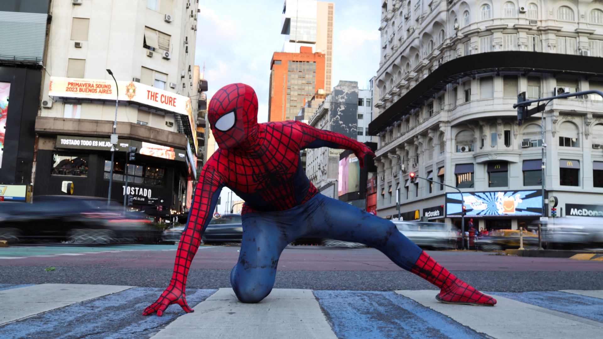 1000 аргентинцев в костюмах Человека-паука решили побить мировой рекорд