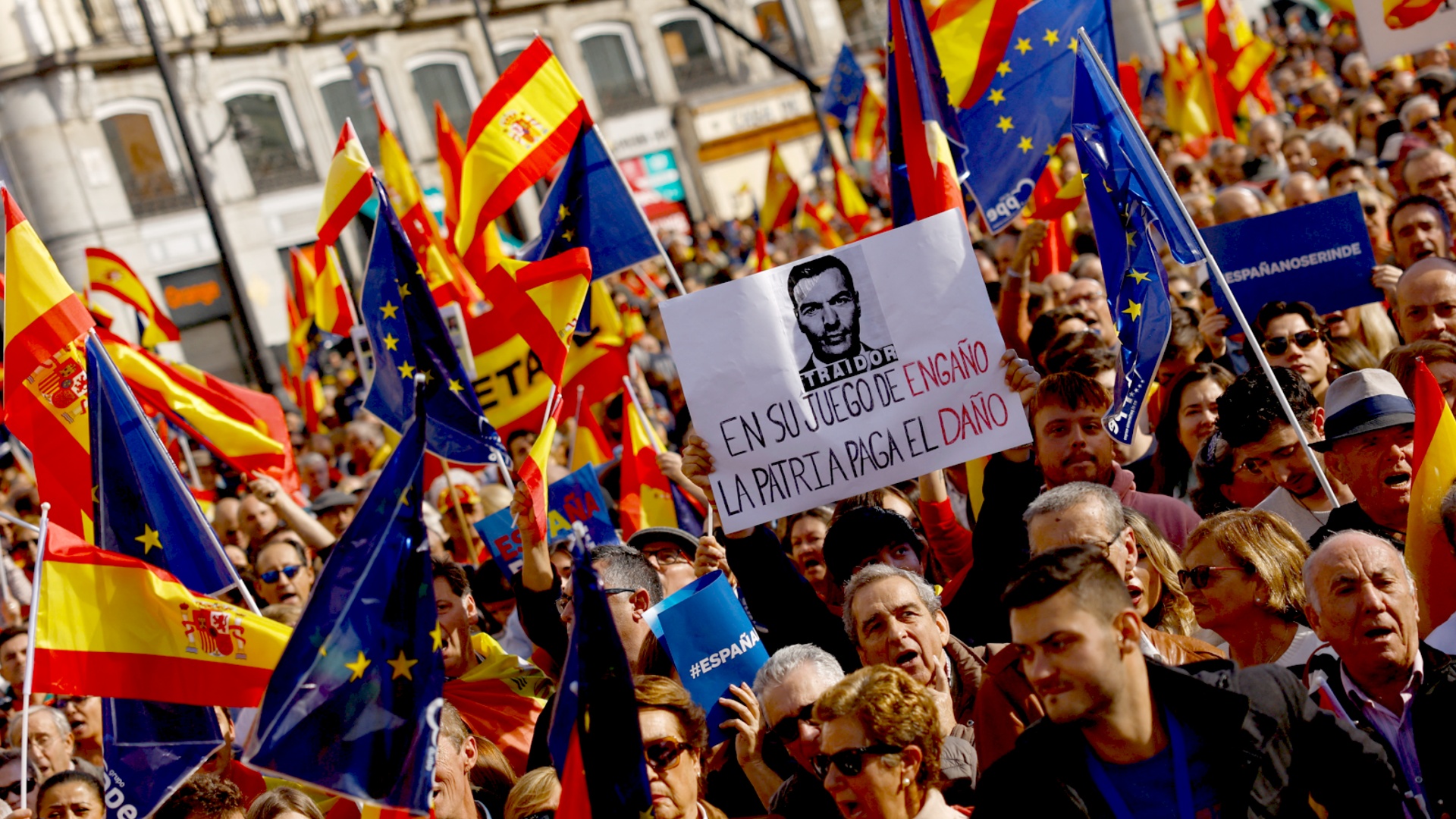 Против амнистии. Каталонские сепаратисты.