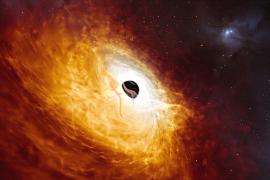 Астрономы нашли самый яркий объект во Вселенной с чёрной дырой в центре