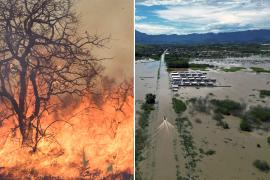 В Бразилии – одновременно рекордные пожары и наводнения