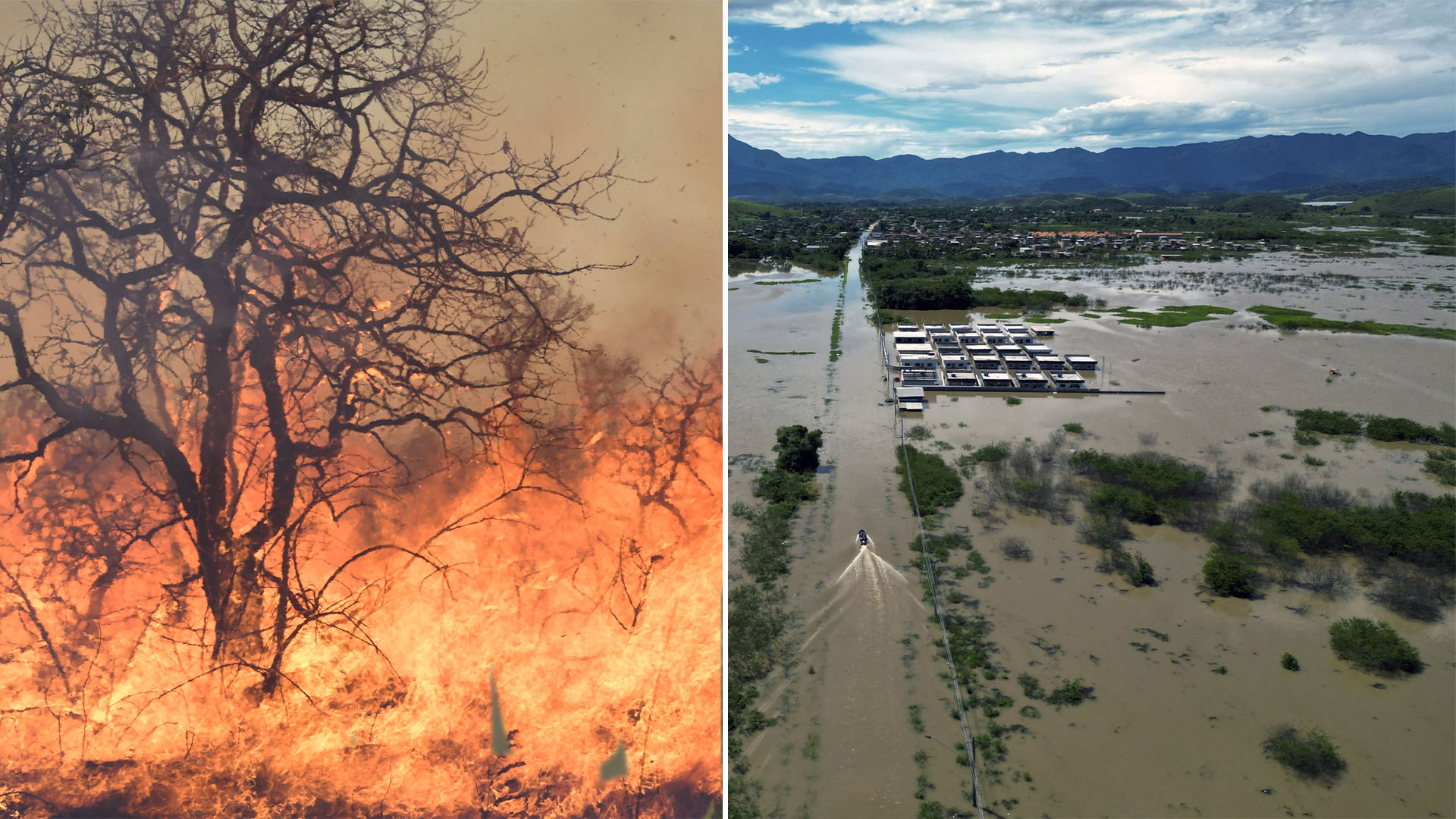 В Бразилии – одновременно рекордные пожары и наводнения