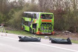 В Германии перевернулся международный пассажирский автобус, есть жертвы