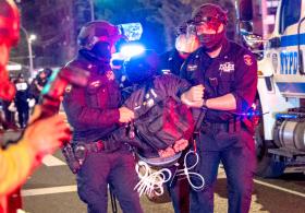 Полиция: за протестами студентов в США стоят «внешние игроки»