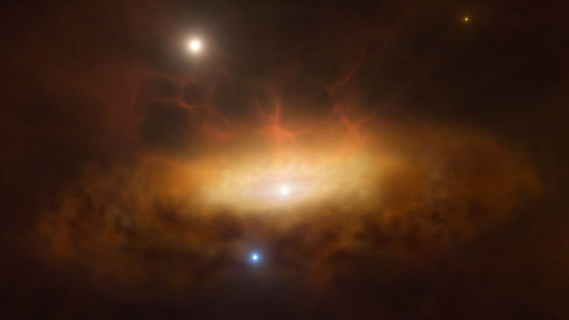Астрономы увидели пробуждение чёрной дыры в глубинах Вселенной