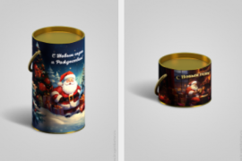 Индивидуализация и персонализация больших тубусов для упаковки корпоративных подарков