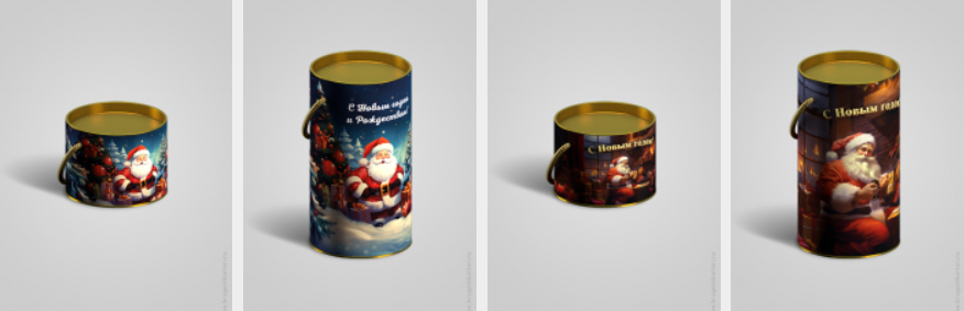 Индивидуализация и персонализация больших тубусов для упаковки корпоративных подарков