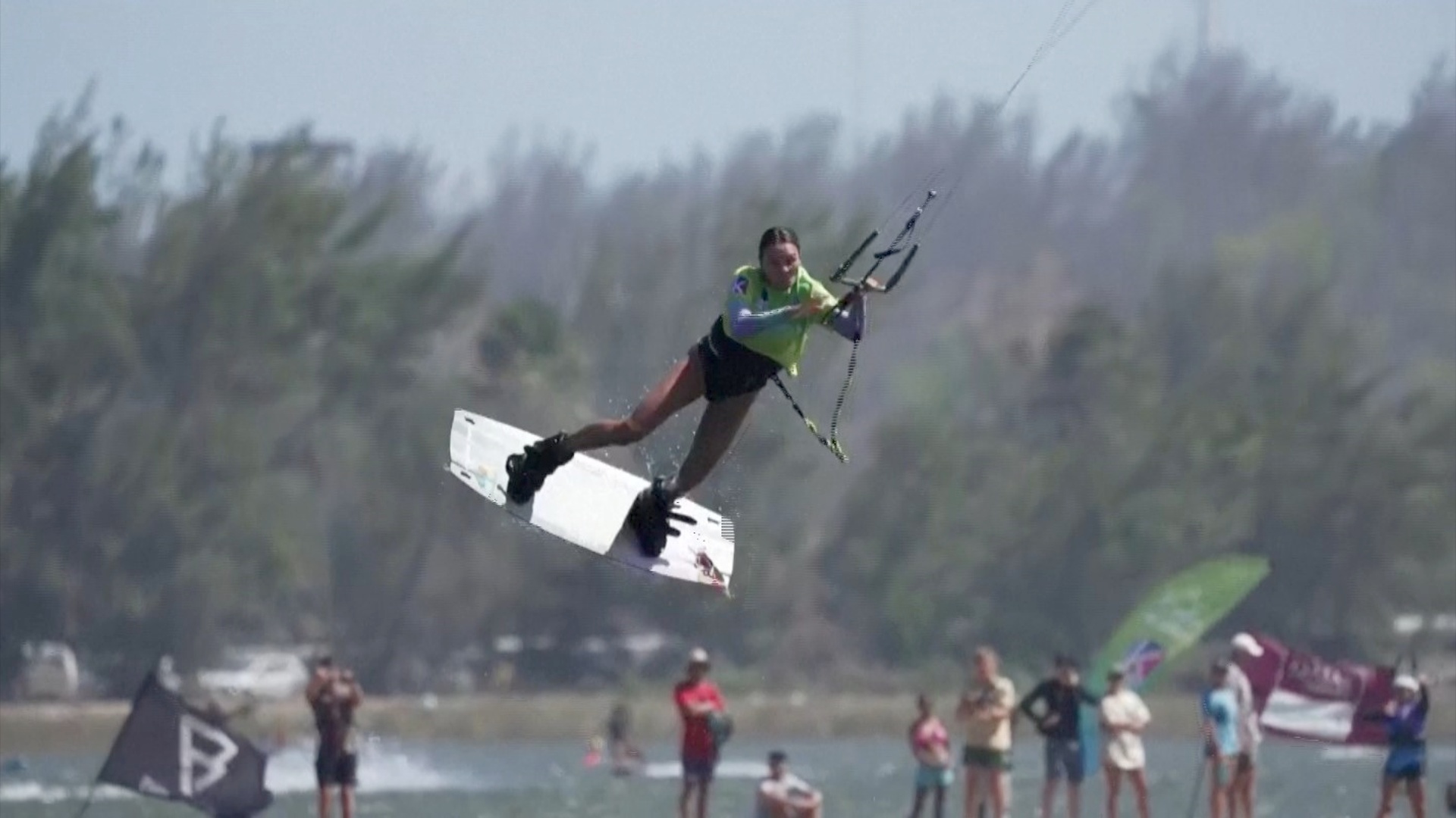 Этап Кубка мира по фристайлу на кайтах прошёл в Бразилии
