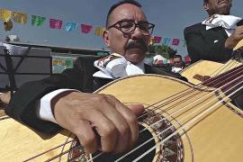 Мариачи поют и идут парадом в честь своей покровительницы