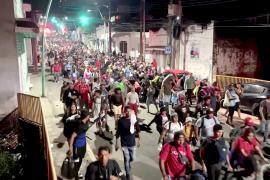 Новый караван мигрантов из 1500 человек направляется из Мексики в США