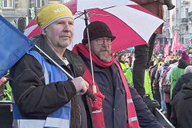 Десятки тысяч людей вышли на общенациональную забастовку в Бельгии