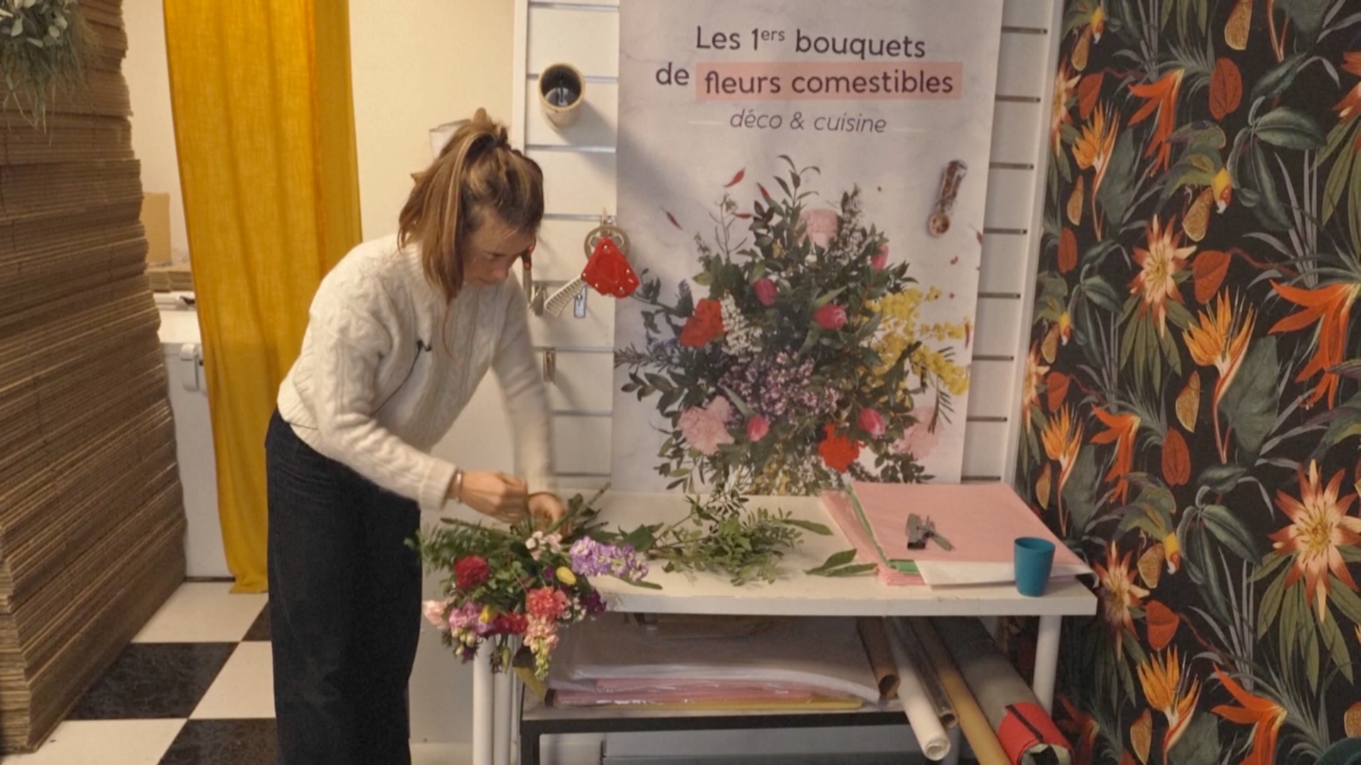 В Париже ко Дню святого Валентина предлагают съедобные цветы В Париже ко Дню святого Валентина предлагают съедобные цветы