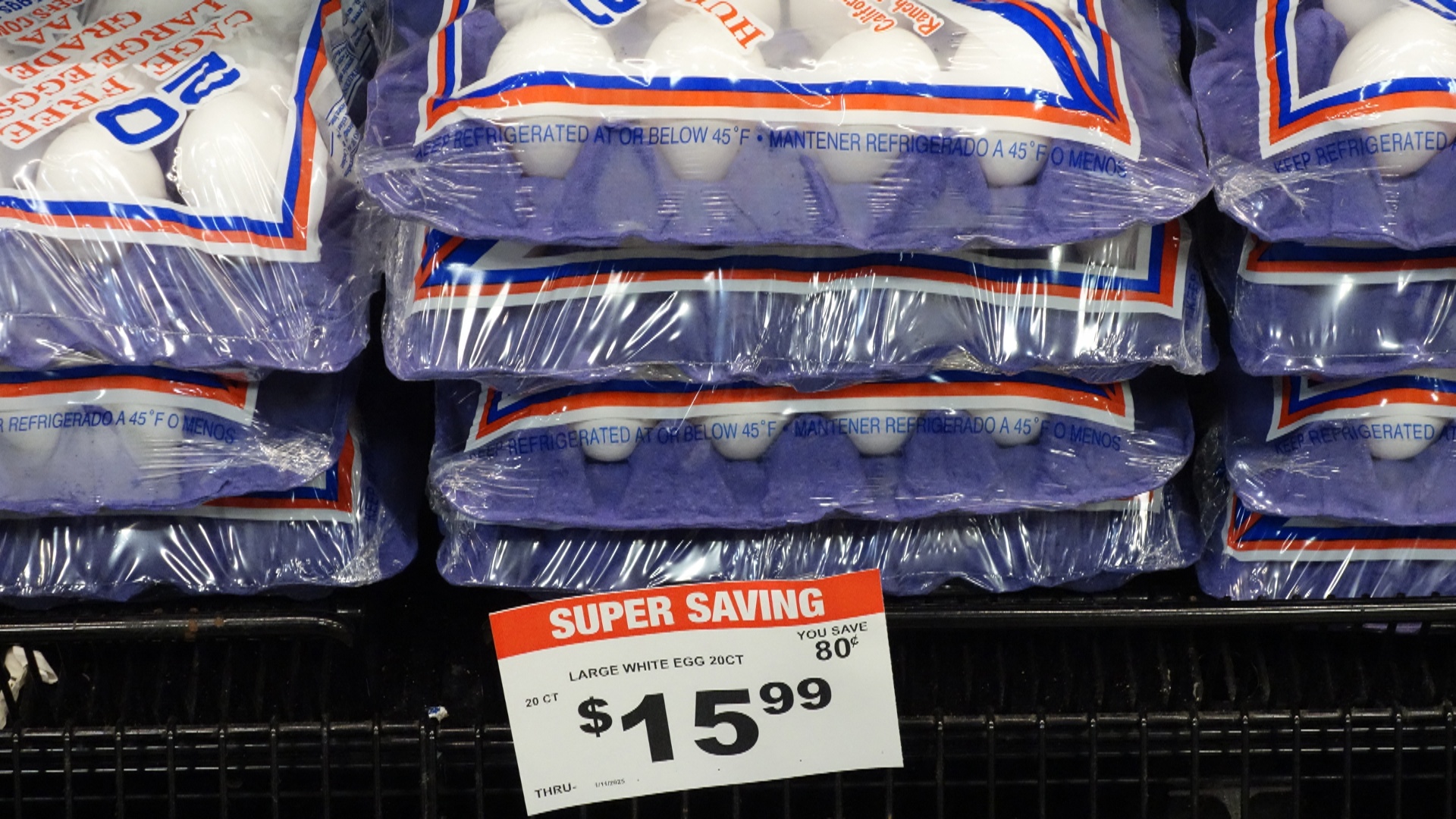 Цены на яйца в США взлетели из-за птичьего гриппа Цены на яйца в США взлетели из-за птичьего гриппа