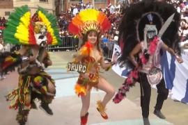 5000 музыкантов сыграли на открытии карнавала в боливийском Оруро