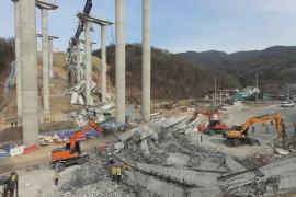 В Южной Корее рухнул строящийся мост: четверо погибших