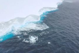 Самый большой в мире айсберг застрял у острова Южная Георгия в Атлантике