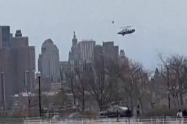 Туристический вертолёт развалился на части и упал в реку Гудзон: шестеро погибших