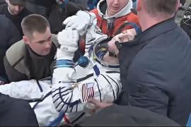 Российский «Союз» вернул экипаж из трёх человек с МКС