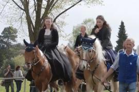 Конное шествие в честь святого Георгия провели в баварском городке Траунштайн