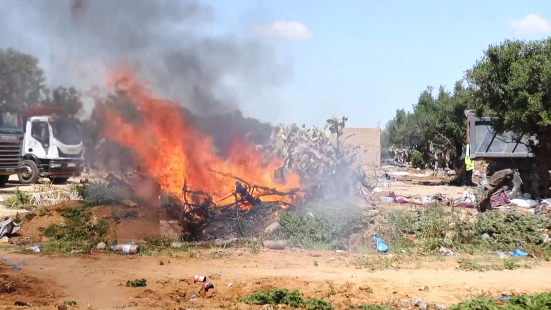 В Тунисе снесли ещё один лагерь для мигрантов