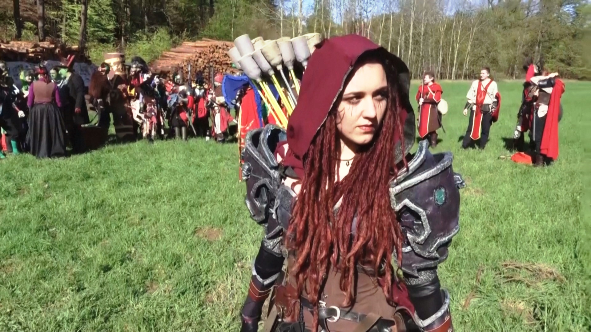 Чешские поклонники World of Warcraft устроили сражения в лесу Чешские поклонники World of Warcraft устроили сражения в лесу