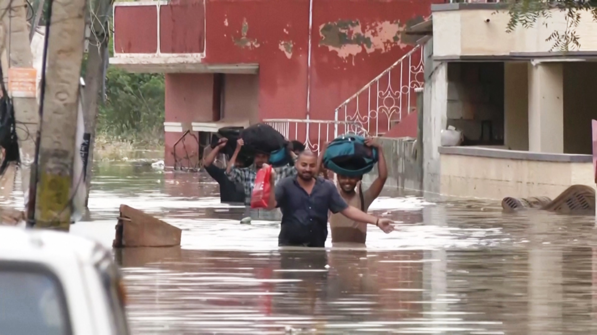 В Индии ливни затопили мегаполис Бангалор