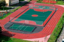 Какая толщина резинового покрытия для спортивных площадок?