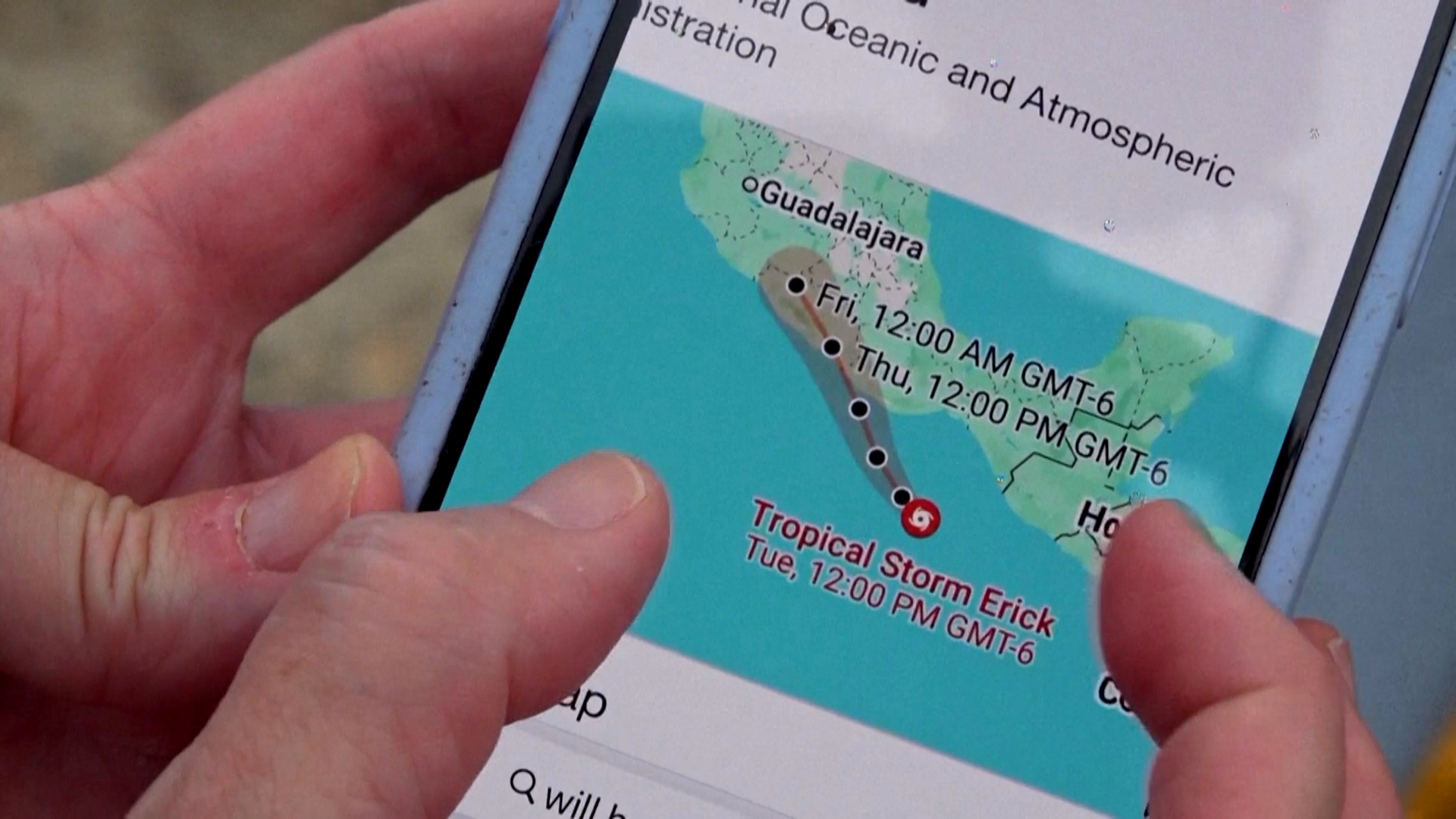 В Мексике готовятся к урагану «Эрик»