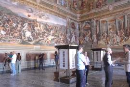 В Ватикане завершили реставрацию Зала Константина, где нашли росписи Рафаэля