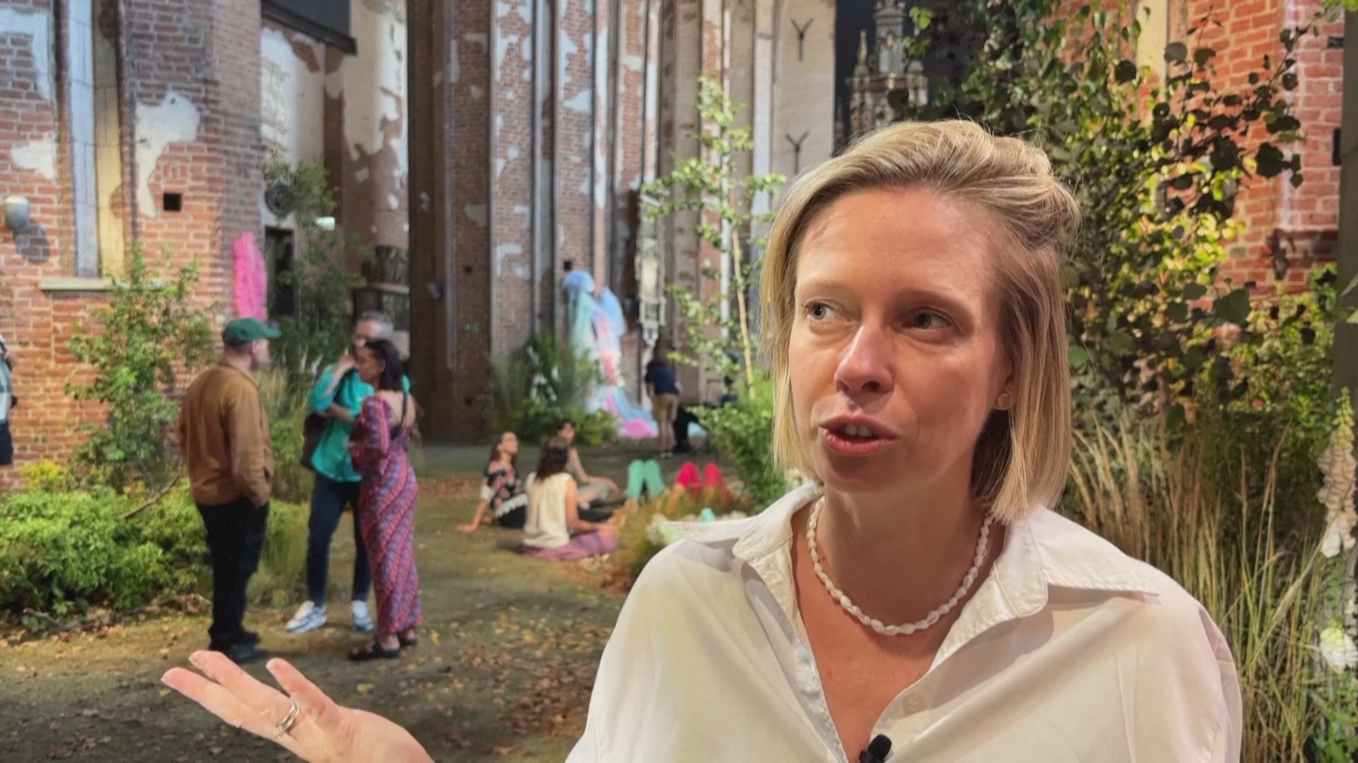 В Гданьске старинный костёл превратили в зелёный оазис В Гданьске старинный костёл превратили в зелёный оазис